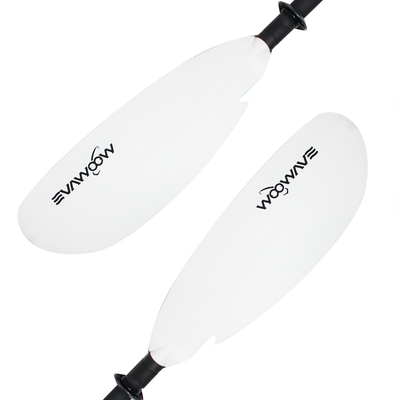 Remador de caiaque de alumínio leve WOOWAVE Remador de 2 peças para remo suave