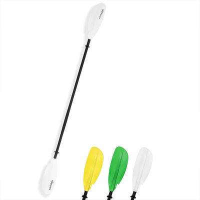 Remador de caiaque de alumínio leve WOOWAVE Remador de 2 peças para remo suave