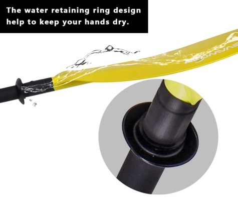 Logotipo de seda Leve 2 peças Paddle de fibra de carbono para lagos Rios Woowave ajustável