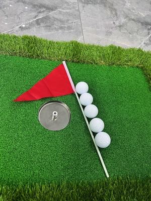 Jogos de Golf de Piscina Golf Flutuante Verde para Piscina Acessórios Verdes 1*Copa de Furo Inoxidável