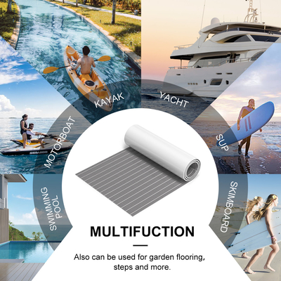 Folha de teca de espuma EVA multicolorida de 6 mm de espessura para deck de barco personalizado