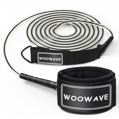 0.16-0.4kg SUP e Kayak Paddle Board Leash de surf com pulseira de uma única camada