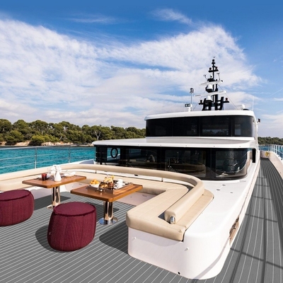 Grey Woowave EVA Boat Deck Sheet Board Yacht Acessórios 5MM espuma Decking tapetes de piso com auto-aderente