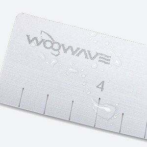 Lâmina de pesca de mão WOOWAVE EVA Ruler de peixe espuma rolante Adesivo de peixe Medindo para o oceano