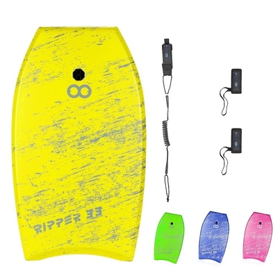 Tabuleiro de surf suave para entretenimento aquático Altura 2'-4' 60cm-120cm Aventura amarela