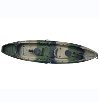 Capacidade de carga 300kg/661lbs Exército Verde Tandem Caiaque para Lagos Rios Pesca Woowave