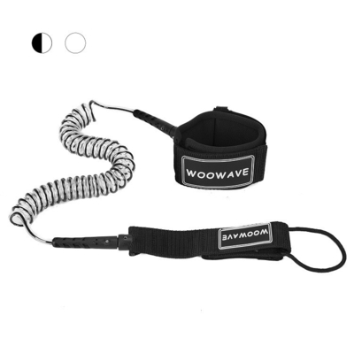 10' Enrolada SUP Leash TPU Custom Paddleboard Leash OEM Leash de surf para Stand Up Paddle Board