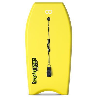 WOOWAVE Leash Plug Folding Lightweight 2.14lbs Surfboard com largura de tabuleiro 20,9 polegadas