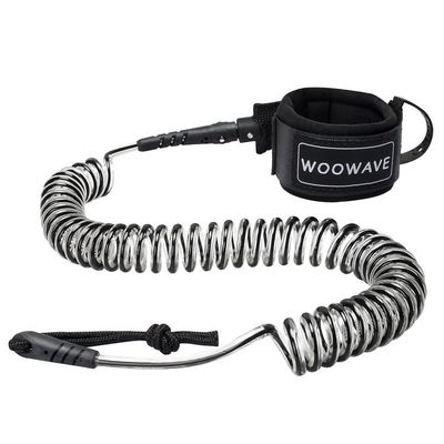 Single Layer Padded Wrist Strap Surfboard Leash Woowave Design 5.5mm/7mm/8mm Diâmetro