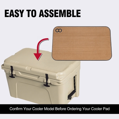 Tapete de espuma EVA antiderrapante para YETI Tundra 45 Outdoor Personalizado 23.15*13.27 polegadas Cooler Pad