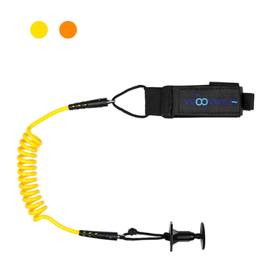 OEM Leash de surf corda de perna com bobina de poliuretano para pranchas de surf e pranchas SUP