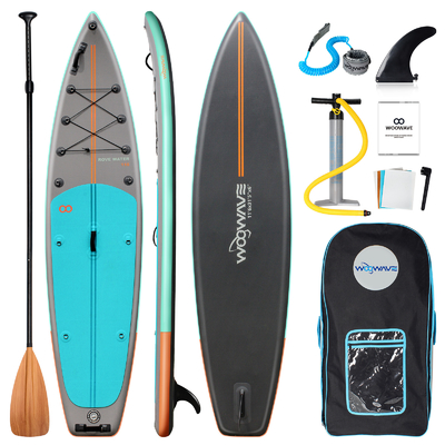 Corpo leve de 11'6&quot; x 31'5&quot; x 6&quot; com Leash de Surf e Paddle Board Cor Personalizado