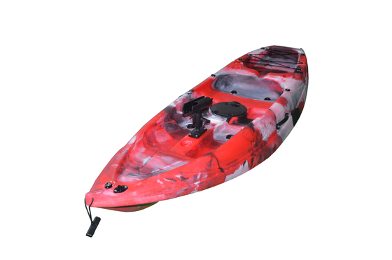 Material do casco LLDPE Woowave 2.2m de segurança personalizada de plástico Sitt-on-Top Kayak para 1 pessoa