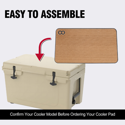 24 polegadas Adesivo Teak Soft Foam EVA Mat para RTIC 45 Cooler Pad Multifuncional Design