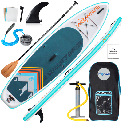 10'2*32'*6' Stand up paddle board para esportes aquáticos e yoga design de camada dupla