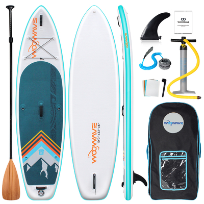 10'2*32'*6' Stand up paddle board para esportes aquáticos e yoga design de camada dupla