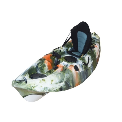 2.7M Adultos Canoa Caiaque Sente-se no topo de plástico Caiaque de pesca de mar 20kg/44lbs NO inflável