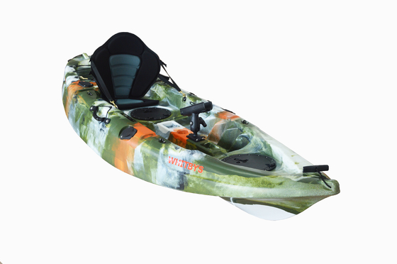 2.7M Adultos Canoa Caiaque Sente-se no topo de plástico Caiaque de pesca de mar 20kg/44lbs NO inflável