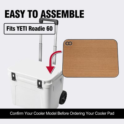 Mate de espuma suave de EVA personalizado antiderrapante para caixa de resfriamento 22.05 * 14.88 polegadas no YETI Roadie 60