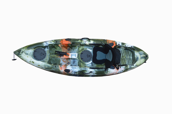 2.7M Adultos Canoa Caiaque Sente-se no topo de plástico Caiaque de pesca de mar 20kg/44lbs NO inflável