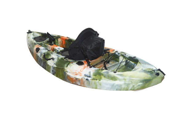 2.7M Adultos Canoa Caiaque Sente-se no topo de plástico Caiaque de pesca de mar 20kg/44lbs NO inflável