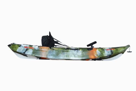 2.7M Adultos Canoa Caiaque Sente-se no topo de plástico Caiaque de pesca de mar 20kg/44lbs NO inflável