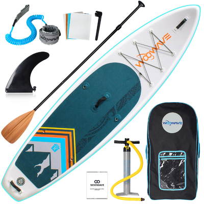 Stand Up Surf Race Board 11'6' Inflatable Paddle Board com bomba e 10kg de peso
