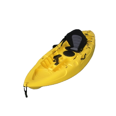 Amarelo WOOWAVE 2.7M Caiaque de corrida de plástico Sente-se no topo para a família adulta Canoa / Caiaque
