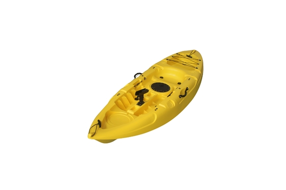 Amarelo WOOWAVE 2.7M Caiaque de corrida de plástico Sente-se no topo para a família adulta Canoa / Caiaque