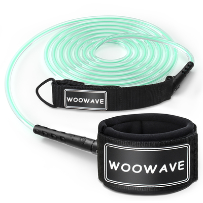 10ft 8mm surfboard Leash Woowave em comprimento 10 'para o seu surfboard