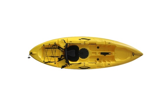 Amarelo WOOWAVE 2.7M Caiaque de corrida de plástico Sente-se no topo para a família adulta Canoa / Caiaque