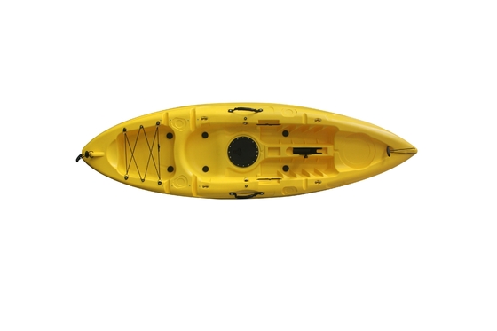 Amarelo WOOWAVE 2.7M Caiaque de corrida de plástico Sente-se no topo para a família adulta Canoa / Caiaque