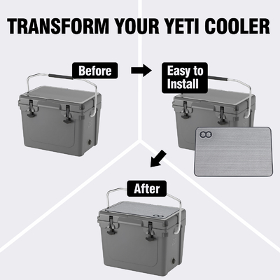 RTIC 20 Cooler Box Pad 16.73*10.83inch Tamanho com Adesivo e Anti-Slip Foam Mat