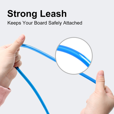 Leashes de surf 7mm 6ft 7ft 9ft 10ft Leg Rope Leash de surf com pulseira acolchada