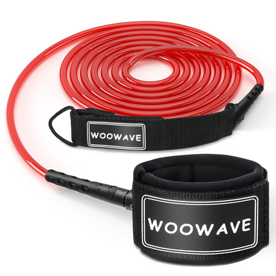 WOOWAVE Surf Leash Leash Directo Leash TPU Leashes de surfboard para SUP Desmontável Rail Saver