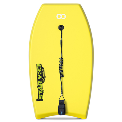 Blue/yellow/green 33' IXPE Body Board para crianças EPS Core Bodyboards de Surf de desporto aquático