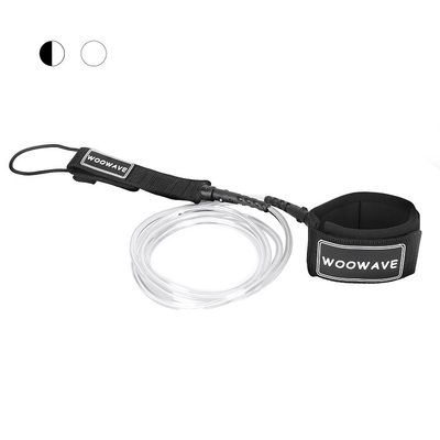 TPU 10ft surf surfboard Leash surf com logotipo de borracha / logotipo de seda 0,16-0,4kg