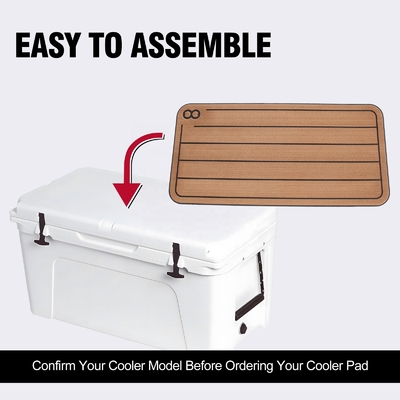 Pad de resfriamento de esteira isolado de borracha espuma de design personalizado para acampamento YETI 75