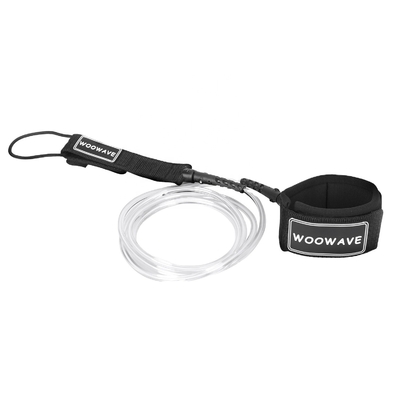 7mm 5ft-10ft Kiteboarding cor personalizada SUP Regular Essential Leash com logotipo de seda