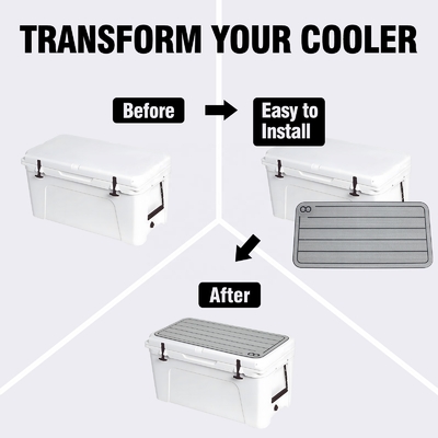 Folha de tapetes de espuma de isolamento para YETI Tundra 75 Self Adhesive EVA Floor Cooler Pad