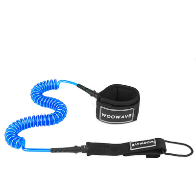 Stand Up Paddle Board Surfing Leash Directo/Cordão de bobina e 5,5 mm/7 mm/8 mm de diâmetro
