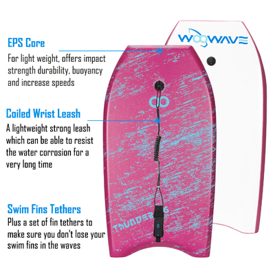 IXPE XPE Body Boarding para Crianças e Adultos 1,96 polegadas de espessura Material de espuma leve