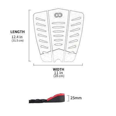 WOOWAVE EVA Foam Surf Traction Pad Unissex Surfers' Ultimate Performance Enhancer