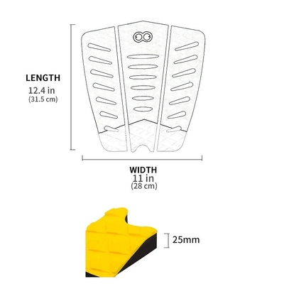 Melhore seu desempenho de surf com o WOOWAVE Custom Surf Pad Grip Traction Pad Deck