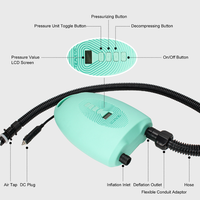 Bomba de ar elétrica marítima com Neoprene 600D Poliéster 12'*9'6'*7' Tamanho da embalagem