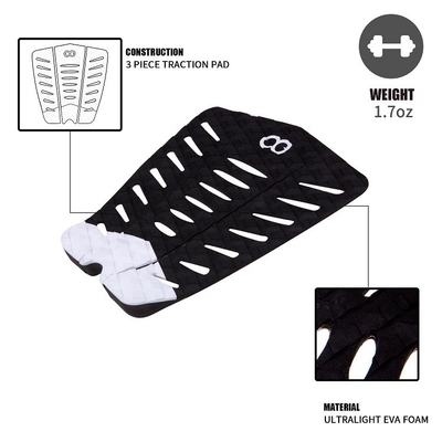 Experimente o melhor aperto de surf com o WOOWAVE EVA Traction Pad Opções de cores múltiplas