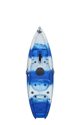 Pesca Profissional 2.2M Blue Sit On Top Kayak com Pedal e Capacidade de Carga de 60kg/132lbs