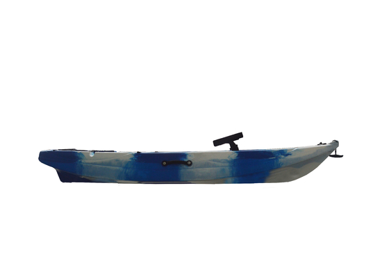 Pesca Profissional 2.2M Blue Sit On Top Kayak com Pedal e Capacidade de Carga de 60kg/132lbs