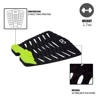 Pad de tração de tabuleiro de surf de espuma de EVA personalizado na cor Pantone Woowave 3m Deck Knee Pads