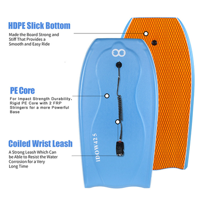 Crianças e Adultos PE Core Bodyboard com Alta Durabilidade peso do piloto 120-200lbs
